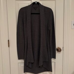 EILEEN FISHER - Open Front Merino Wool Cardigan - S/P